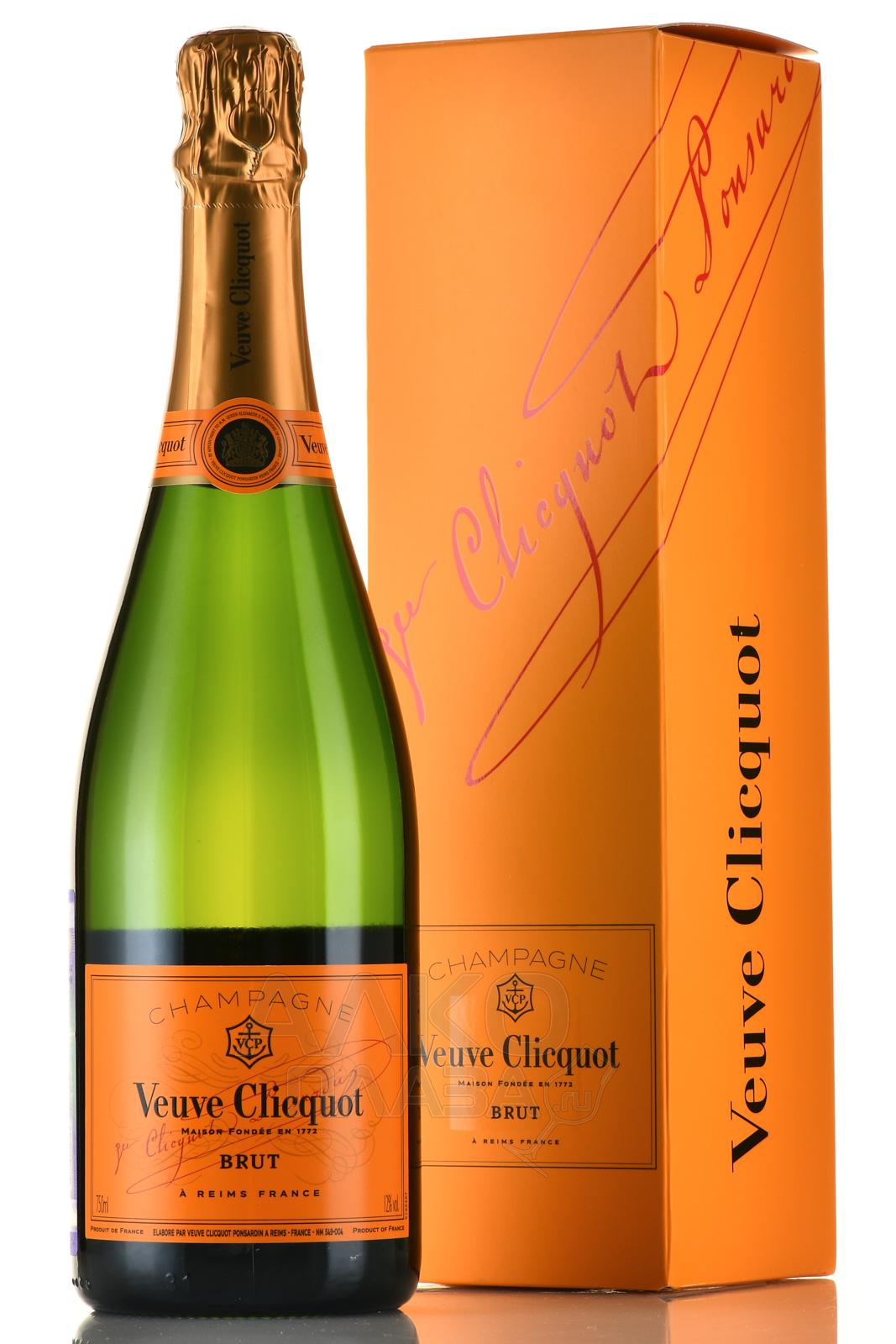 Veuve Clicquot Brut gift box - купить шампанское Вдова Клико Брют 0.75 ...