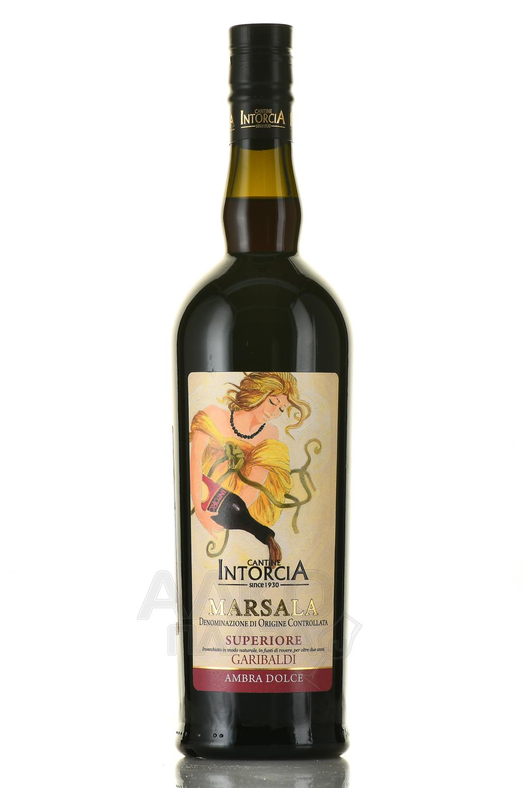 Cantine Intorcia Marsala Superiore Garibaldi - вино ликерное Кантине Инторчиа Марсала Марсала Супериоре Гарибальди 0.75 л белое сладкое