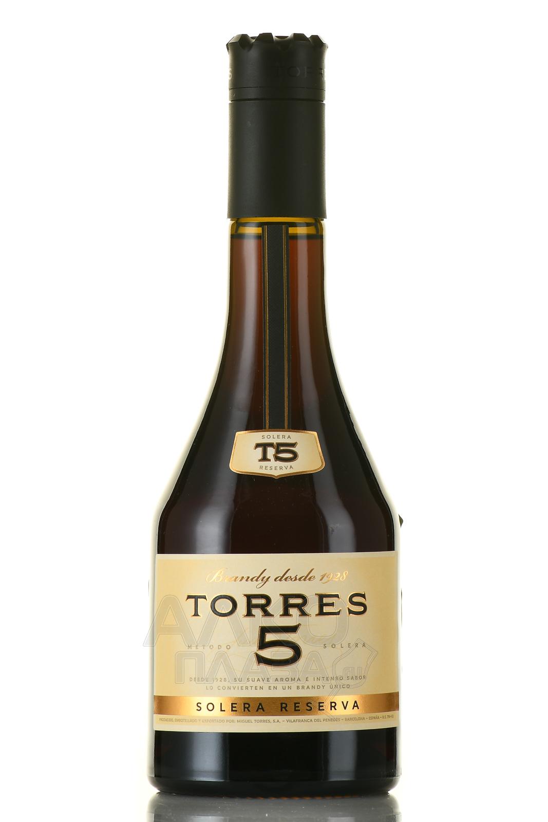 бренди Torres 5 years 0.5 л