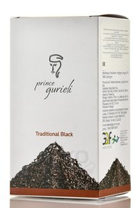 Чай Принц Гуриели рассыпной черный чай в картонной упаковке 80 гр