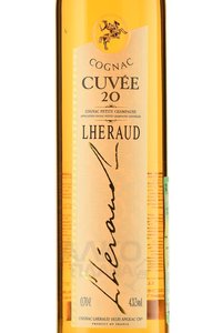 Lheraud Cuvee 20 - коньяк Леро Кюве 20 0.7 л