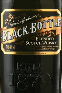 Black Bottle - виски Блэк Боттл 0.7 л Гордон Грэм в п/у