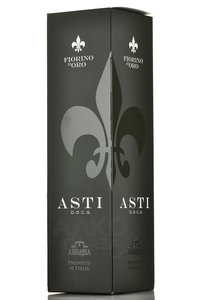 Fiorino d’Oro Asti Spumante - вино игристое Фиорино д’Оро Асти Спуманте 0.75 л белое сладкое в п/у