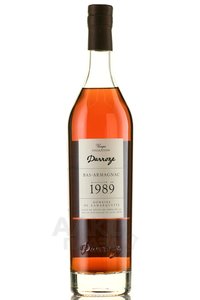 Bas-Armagnac Darroze Unique Collection 1989 - арманьяк Баз-Арманьяк Дарроз Уник Коллексьон 1989 год 0.7 л в п/у дерево