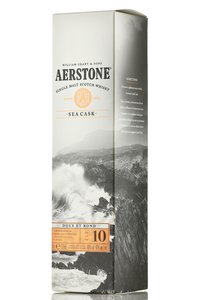 Aerstone Sea Cask 10 Years Old  - виски Аэрстоун Си Каск 10 лет 0.7 л в п/у