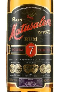 Matusalem Solera 7 years - ром Матусалем Солера 7 лет 0.75 л