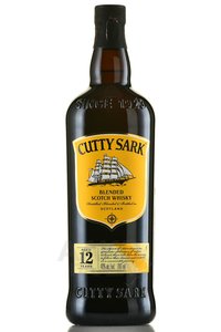 Cutty Sark 12 Years Old - виски Катти Сарк 12 лет 0.7 л