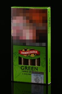 Handelsgold Apple Green Cigarillos - сигариллы Хандэлсголд Аромат Эппл Грин Сигариллос