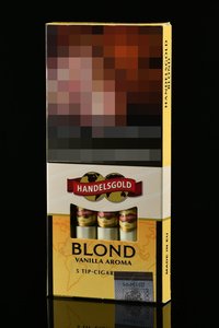 Handelsgold Tip-Cigarillos Vanilla Blond - сигариллы с мундштуком Хандэлсголд Аромат Ванилла Тип Сигариллос Блонд