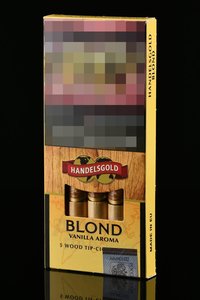 Handelsgold Wood Tip-Cigarillos Vanilla Blond - сигариллы с мундштуком Хандэлсголд Аромат Ванилла Вуд Тип Сигариллос Блонд