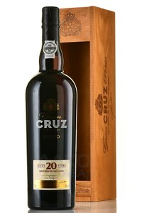 Porto Cruz 20 Years Old in Wooden Box - портвейн Порто Круз 20 лет 0.75 л в д/у