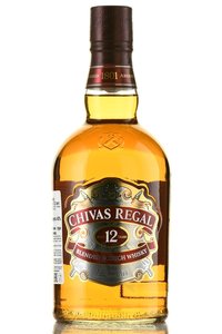 Chivas Regal 12 years old - виски Чивас Ригал 12 лет 0.75 л в п/у