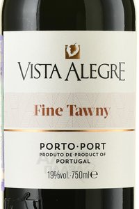 Porto Vista Alegre Fine Tawny - портвейн Виста Алегре Файн Тони 0.75 л