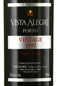 Porto Vista Alegre Vintage 1997 in Wooden Box - портвейн Виста Алегре Винтаж 1997 0.75 л в д/у