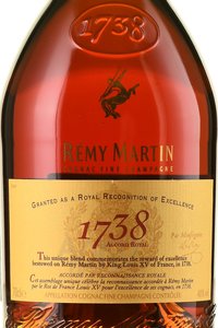 Remy Martin 1738 Accord Royal - коньяк Реми Мартин 1738 Аккорд Роял 0.7 л в тубе