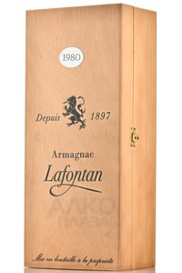 Lafontan Millesime 1980 - арманьяк Лафонтан Миллезиме 1980 год 0.7 л в д/я