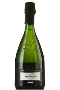 Champagne Loriot Pagel Special Club Brut - шампанское Шампань Лорио Пажель Спесьяль Клоб Брют 0.75 л белое брют в п/у