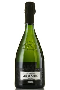 Champagne Loriot Pagel Special Club Brut - шампанское Шампань Лорио Пажель Спесьяль Клоб Брют 0.75 л белое брют в п/у