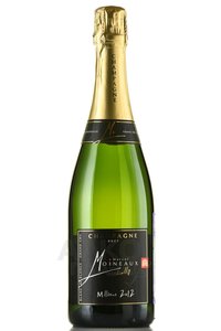 Champagne Marcel Moineaux Millesime Brut Blanc de Blancs Grand Cru - шампанское Шампань Марсель Муано Миллезим Брют Блан де Блан Гран Крю 2012 год 0.75 л белое брют