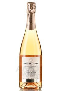 Baron d’Or Cremant de Bordeaux - вино игристое Барон д’Ор Креман де Бордо 2020 год 0.75 л брют розовое