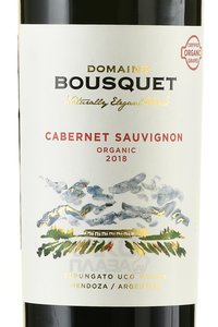 Domaine Bousquet Cabernet Sauvignon - вино Домен Буске Каберне Совиньон 2018 год 0.75 л красное сухое
