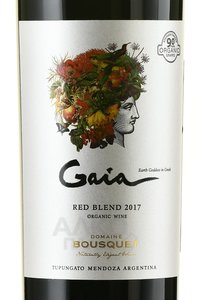 Domaine Bousquet Gaia Red Blend - вино Домен Буске Гайя Ред Бленд 2017 год 0.75 л красное сухое