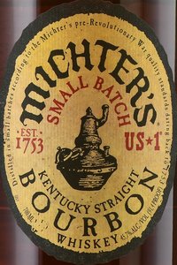 Michter’s US*1 Bourbon Whiskey - виски Миктерс ЮС*1 Бурбон Виски 0.7 л