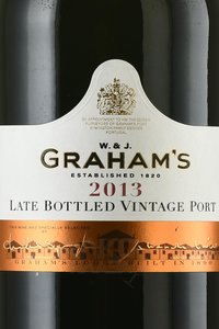 Graham’s Late Bottled Vintage - портвейн Грэмс Лэйт Ботлд Винтаж 2013 год 1 л