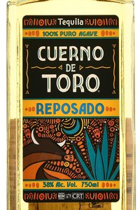 Cuerno de Toro Reposado - текила Куэрно де Торо Репосадо 0.75 л