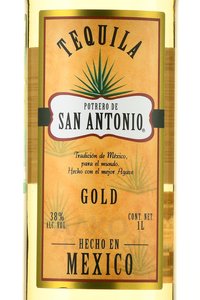 Potrero de San Antonio Gold - текила Потрер де Сан Антонио Голд 1 л