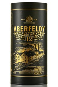 Aberfeldy 12 Years Old - виски Аберфелди 12 лет 1 л в тубе