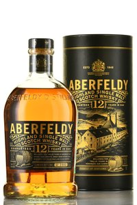 Aberfeldy 12 Years Old - виски Аберфелди 12 лет 1 л в тубе