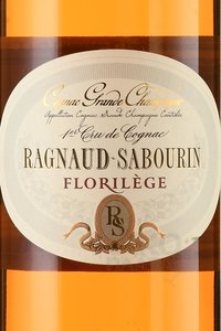 Ragnaud Sabourin Grand Champagne 1 Cru Florilege gift box - коньяк Раньо Сабурэн Гран Шампань 1 Крю Флорилеж 0.7 л в п/у