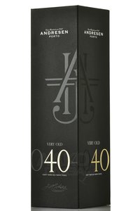 Porto Andresen Very Old 40 Tawny in Tube - портвейн Андресен Вери Олд 40 лет Тони 0.75 л в тубе