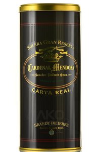 Cardenal Mendoza Solera Gran Reserva Carta Real - Бренди де Херес Карденал Мендоза Карта Реал 0.7 л