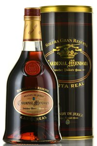 Cardenal Mendoza Solera Gran Reserva Carta Real - Бренди де Херес Карденал Мендоза Карта Реал 0.7 л