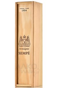 Арманьяк Sempe 1954 - арманьяк Семпе 1954 года 0.5 л