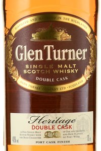 Glen Turner Heritage Double Cask - виски Глен Тернер Эритаж Дабл Каск 0.7 л в п/у