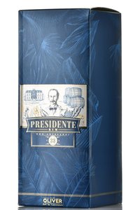 Rom Presidente Marti Oliver 23 years gift box - ром Президент Марти Оливер 23 года в п/у 0.7 л