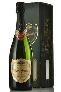 Roger Goulart Reserva Brut Nature Cava - вино игристое Кава Рожер Гуларт Резерва Брют Натюр 2020 год 0.75 л белое экстра брют в п/у