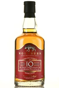 Wolfburn 10 years gift box - виски Волфбёрн 10 лет 0.7 л в п/у