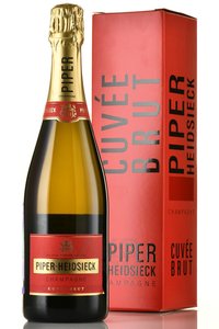 Piper Heidsieck Cuvee Brut gift box - шампанское Пайпер Хайдсик Брют 0.75 л в п/у