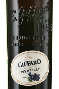 Giffard Creme De Myrtille - ликер Крем Де Муртилле Голубика 0.7 л