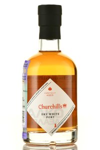 Churchills White Dry Aperitif - портвейн Черчилль Уайт Порт Драй Аперитив 0.2 л