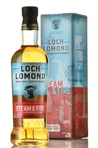 Loch Lomond Steam & Fire Single Malt - виски Лох Ломонд Стим энд Файр Сингл Молт 0.7 л в п/у