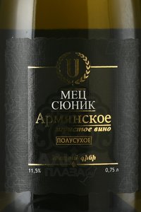 Вино игристое Армянское Мец Сюник 0.75 л белое полусухое