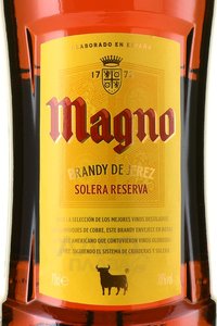 Osborne Magno Solera Reserva - бренди де херес Осборн Магно 0.7 л