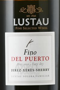 Lustau Fino del Puerto - херес Люстау Фино дель Пуэрто 0.75 л