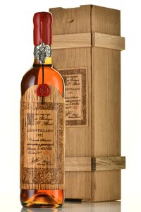 Sherry Toro Albala Marques de Poley Amontillado Seleccion Montilla-Moriles 1952 wood box - херес Маркиз де Полей Амонтильядо Селексьон 1952 год 0.75 л в д/у