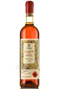 Marques de Poley Palo Cortado - херес Маркиз де Полей Пало Кортадо 1964 год 0.75 л в п/у